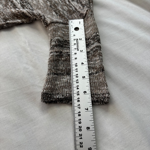 Jessica Simpson Women's Metallic‎ 1/4 Sleeve Lightweight Sweater Brown Medium - Picture 9 of 13